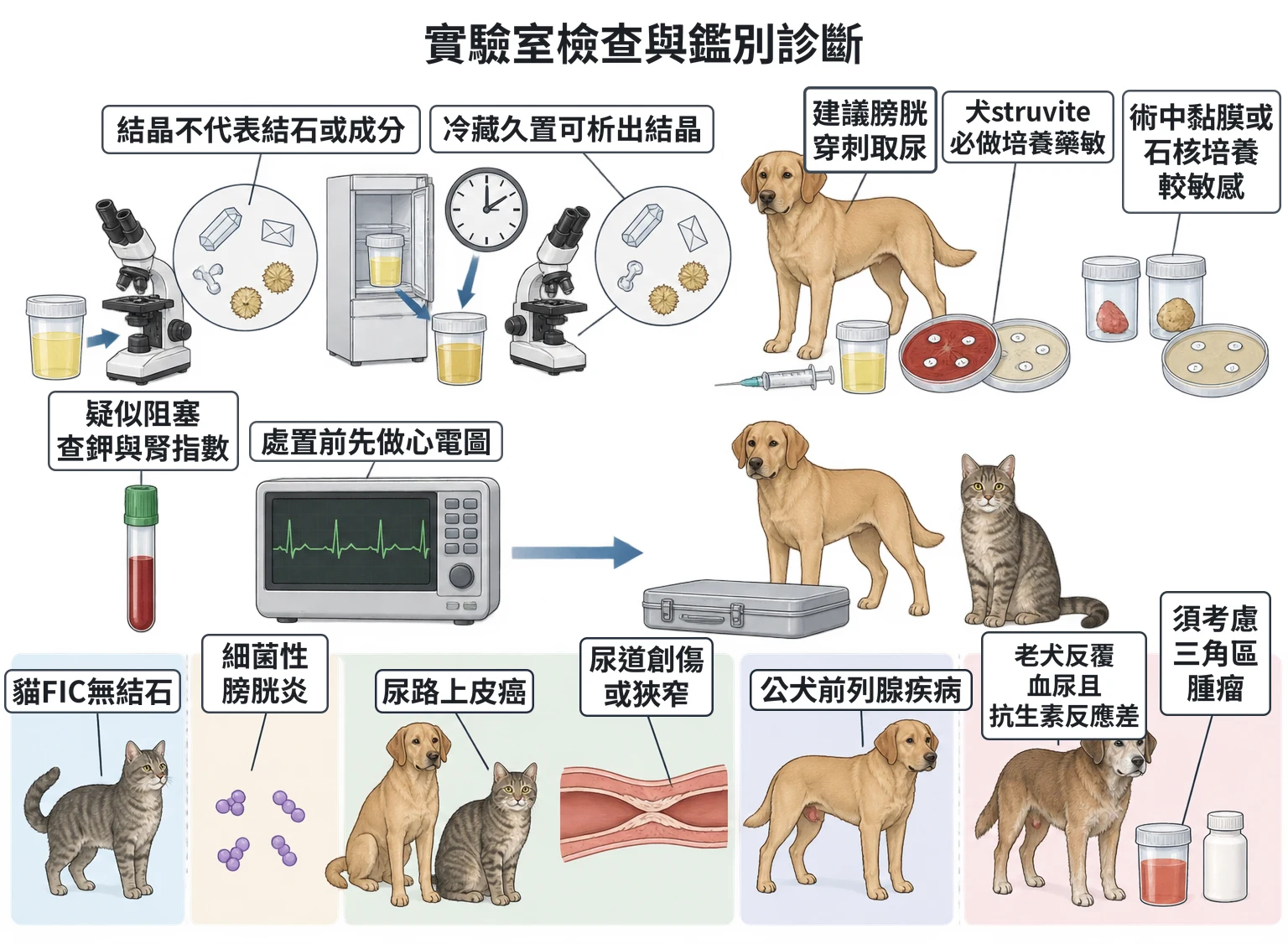 實驗室檢查與鑑別診斷教學插圖