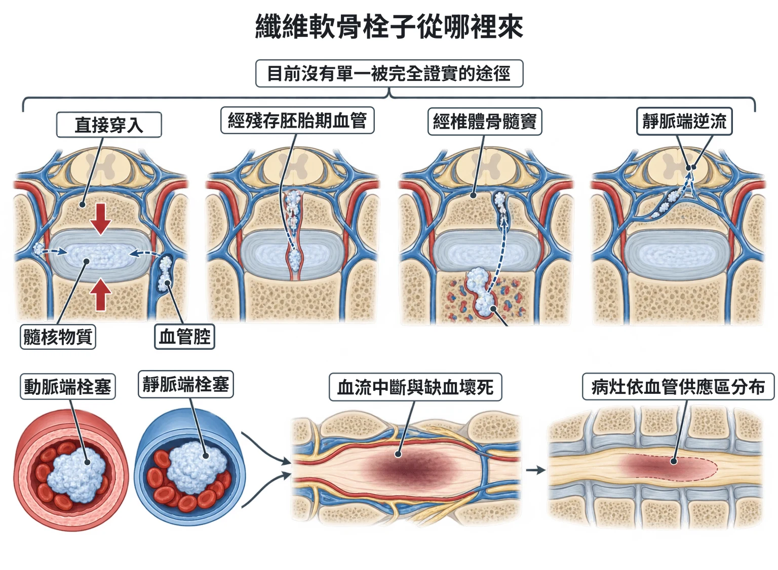 纖維軟骨栓子從哪裡來教學插圖
