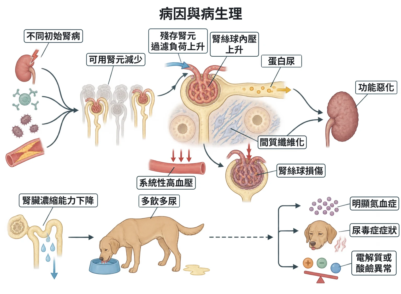 病因與病生理教學插圖