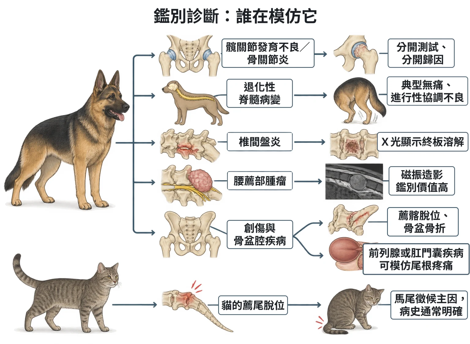 鑑別診斷:誰在模仿它教學插圖