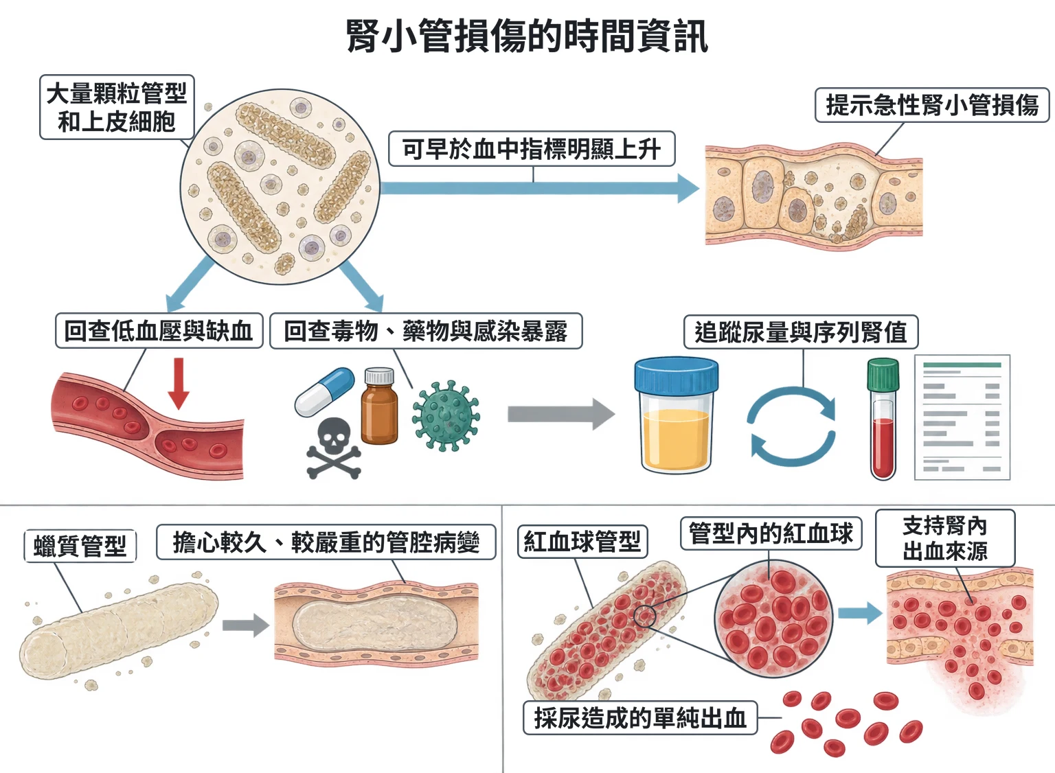 腎小管損傷的時間資訊教學插圖