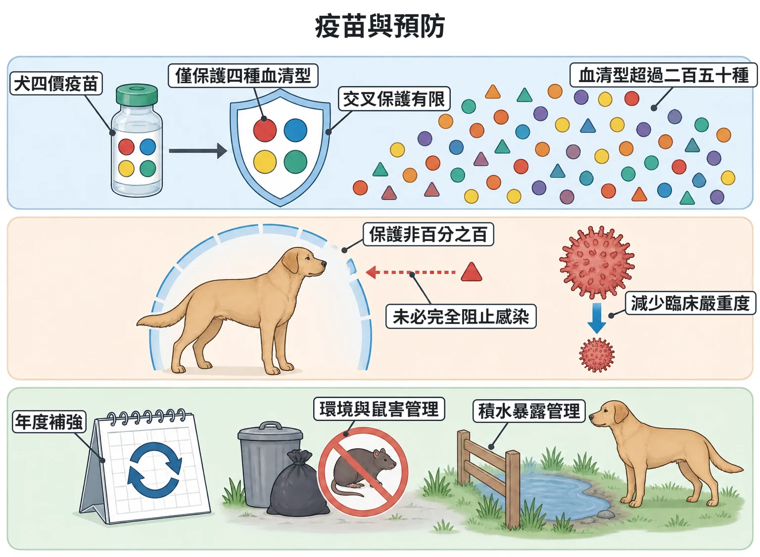 疫苗與預防教學插圖