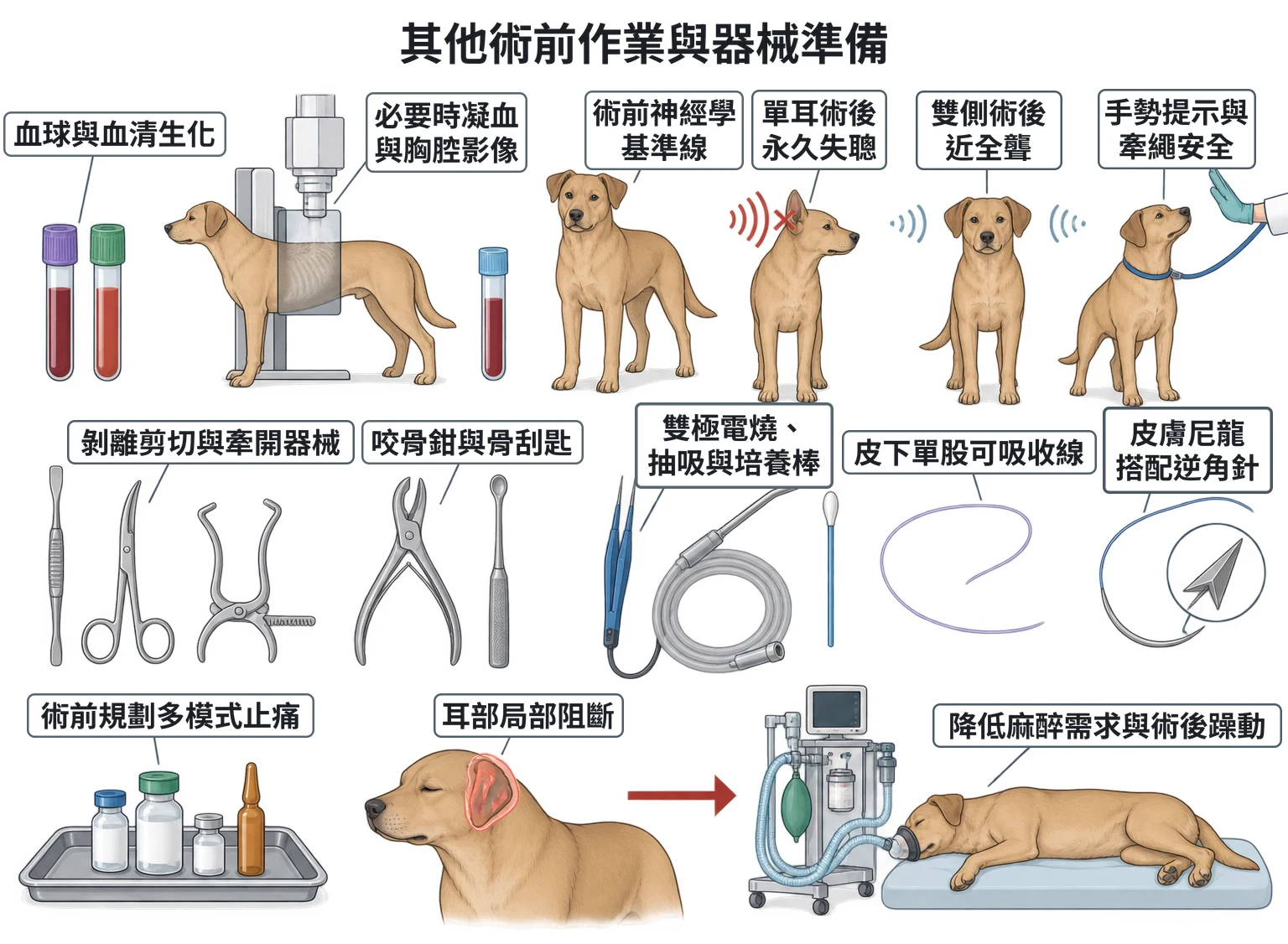 其他術前作業與器械準備教學插圖