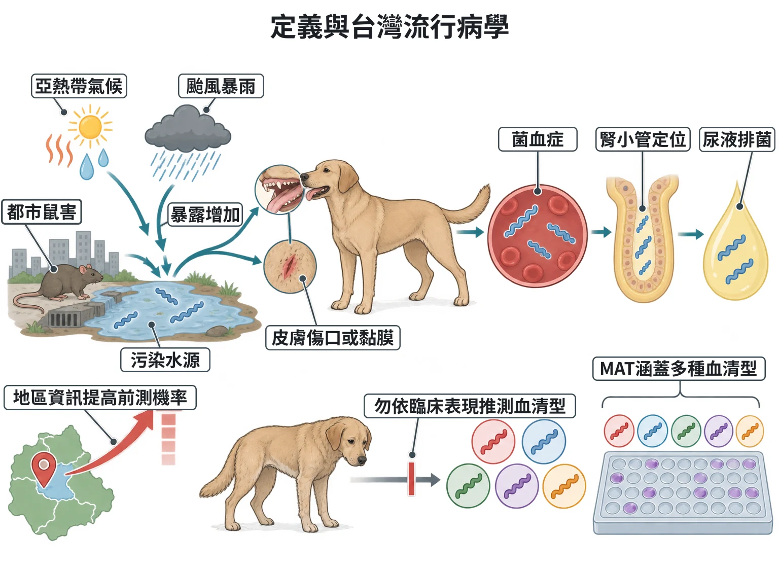 定義與台灣流行病學教學插圖