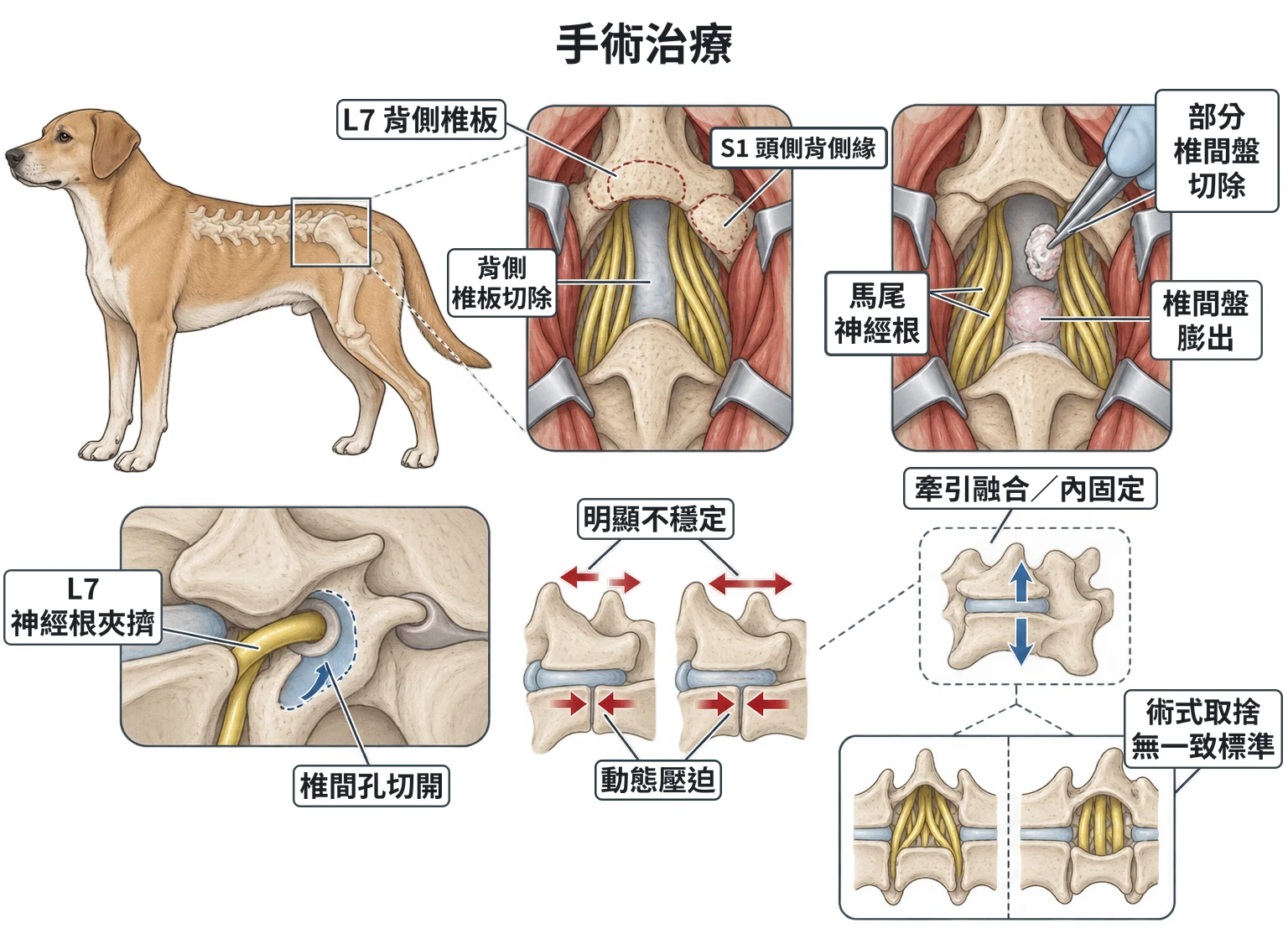手術治療教學插圖