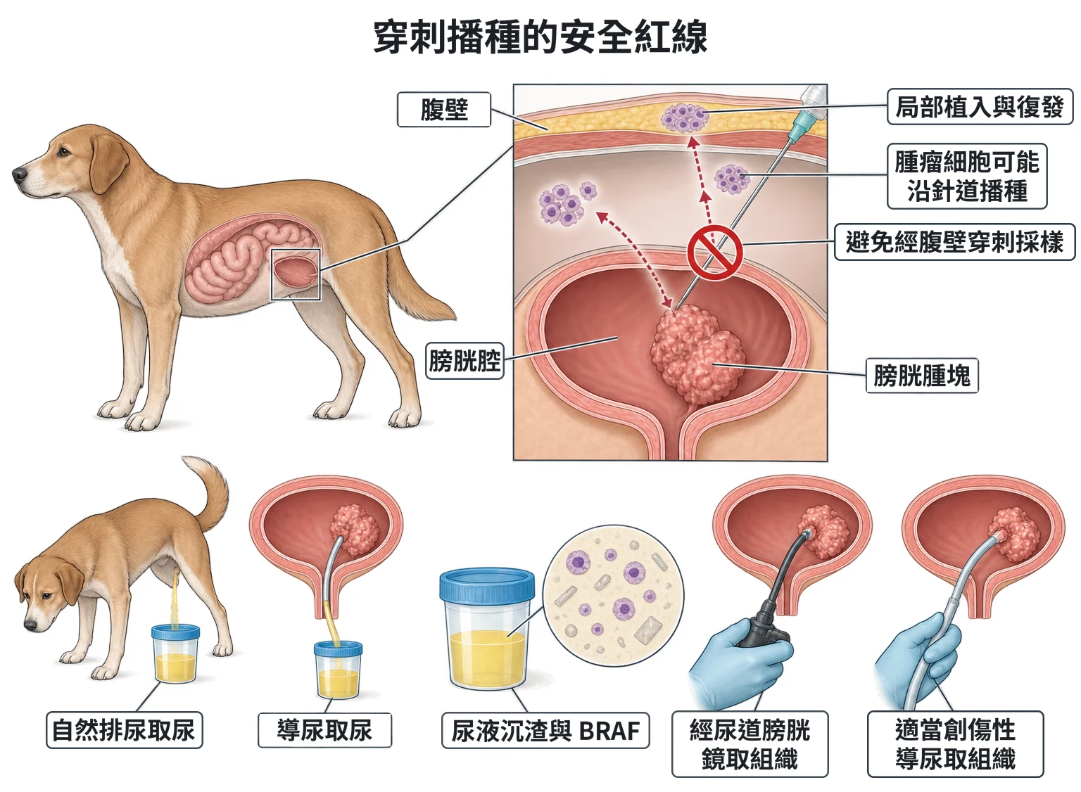 穿刺播種的安全紅線教學插圖