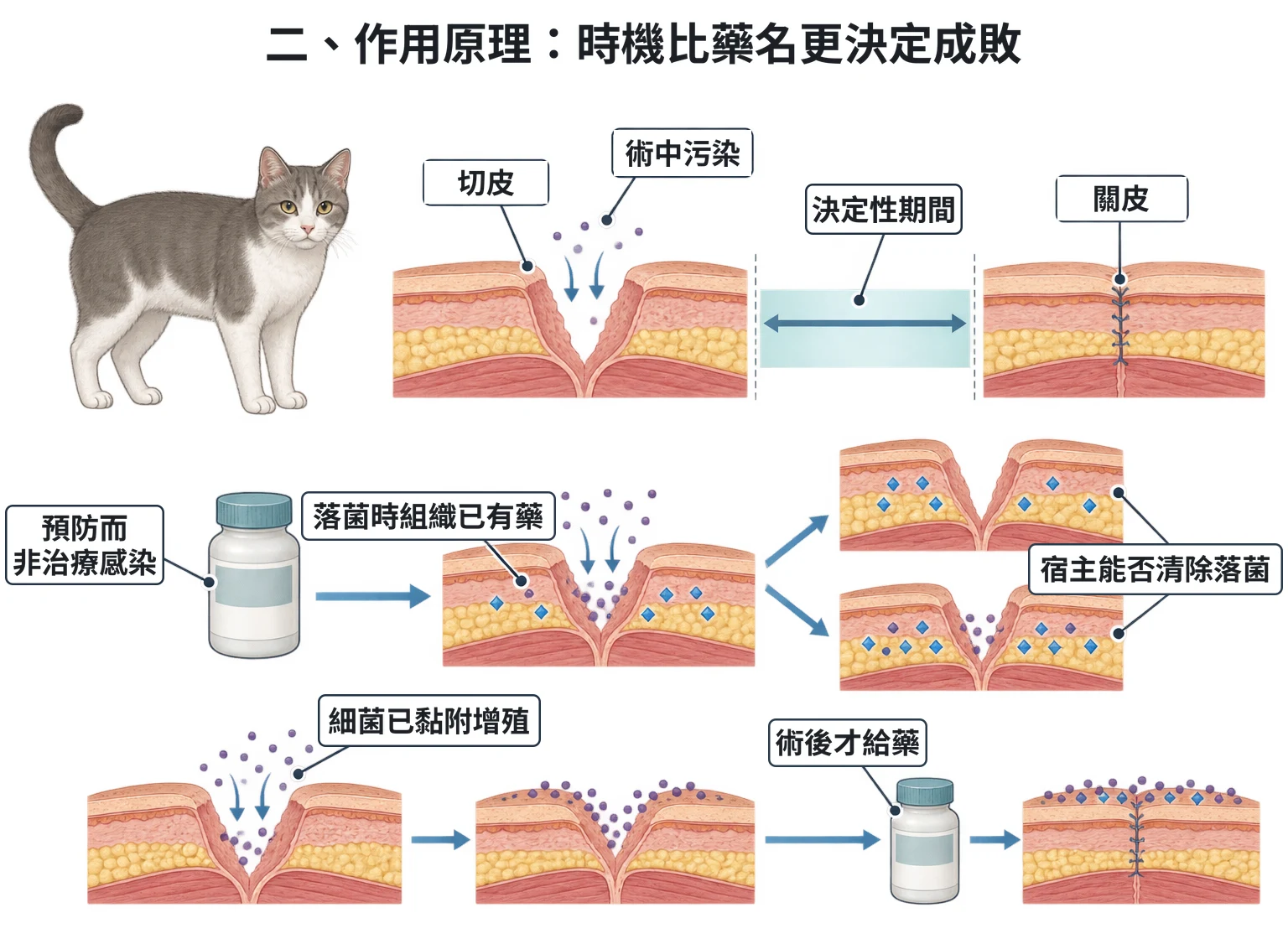 二、作用原理:時機比藥名更決定成敗教學插圖