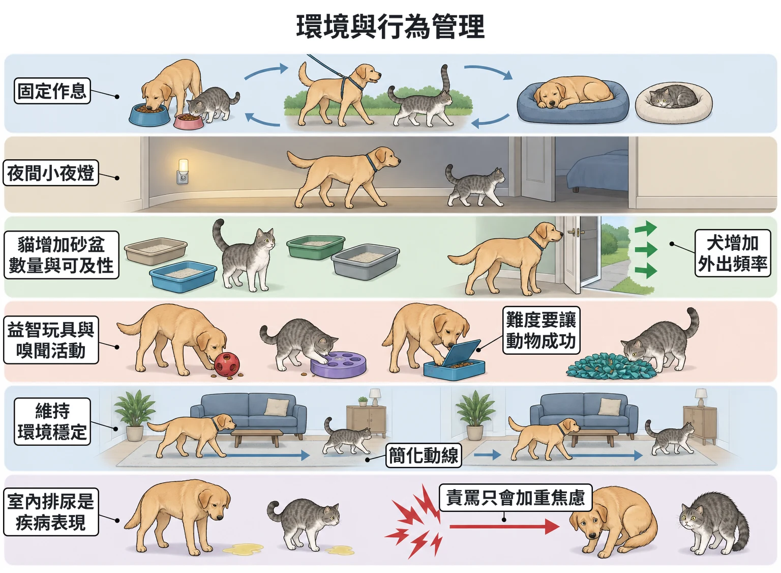環境與行為管理教學插圖