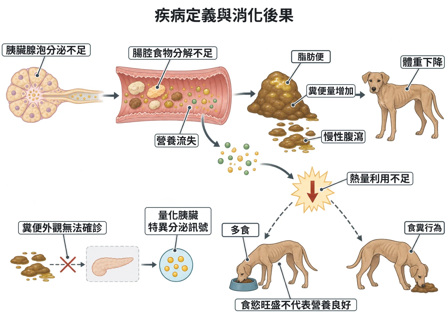 疾病定義與消化後果教學插圖
