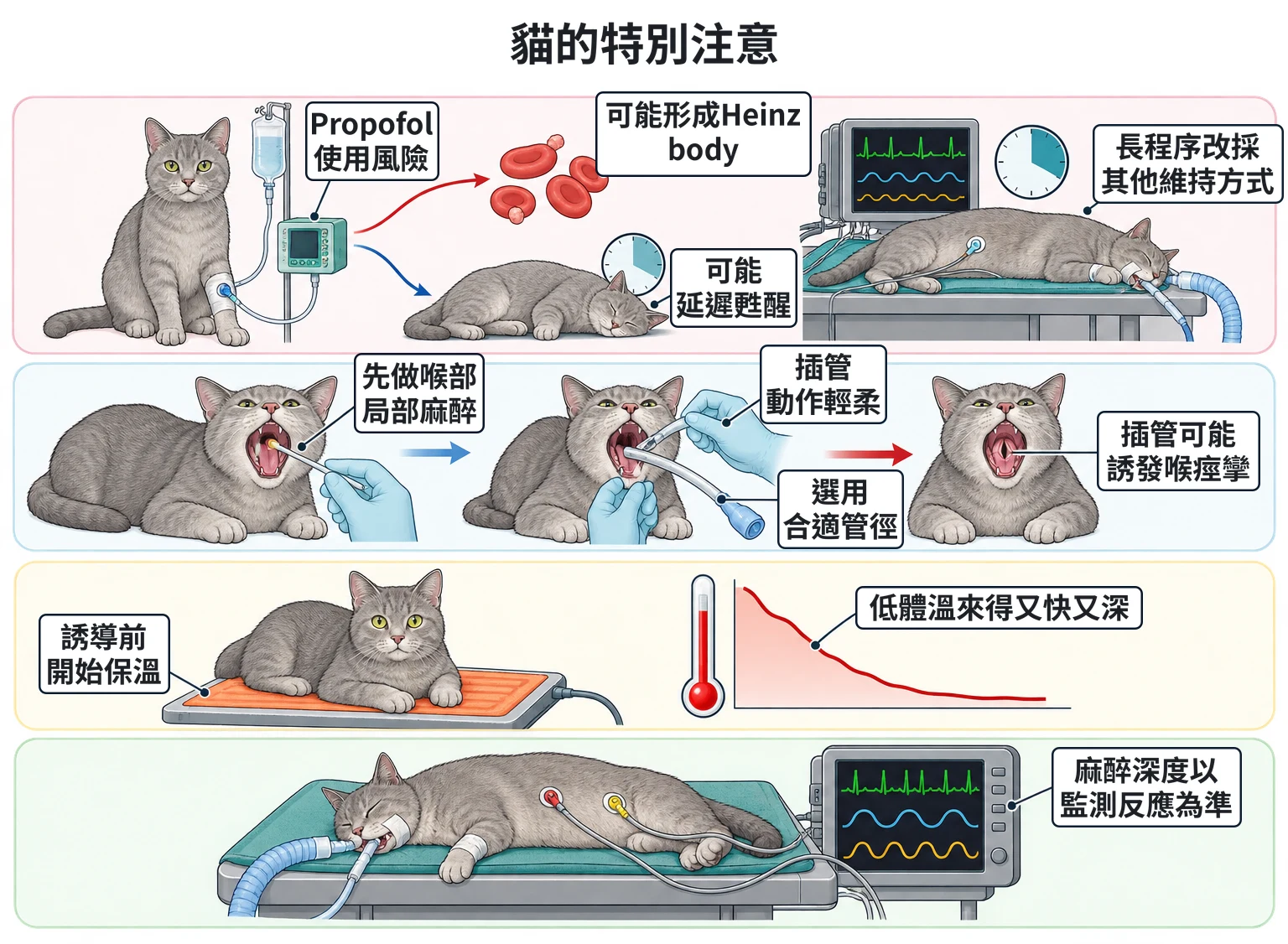貓的特別注意教學插圖